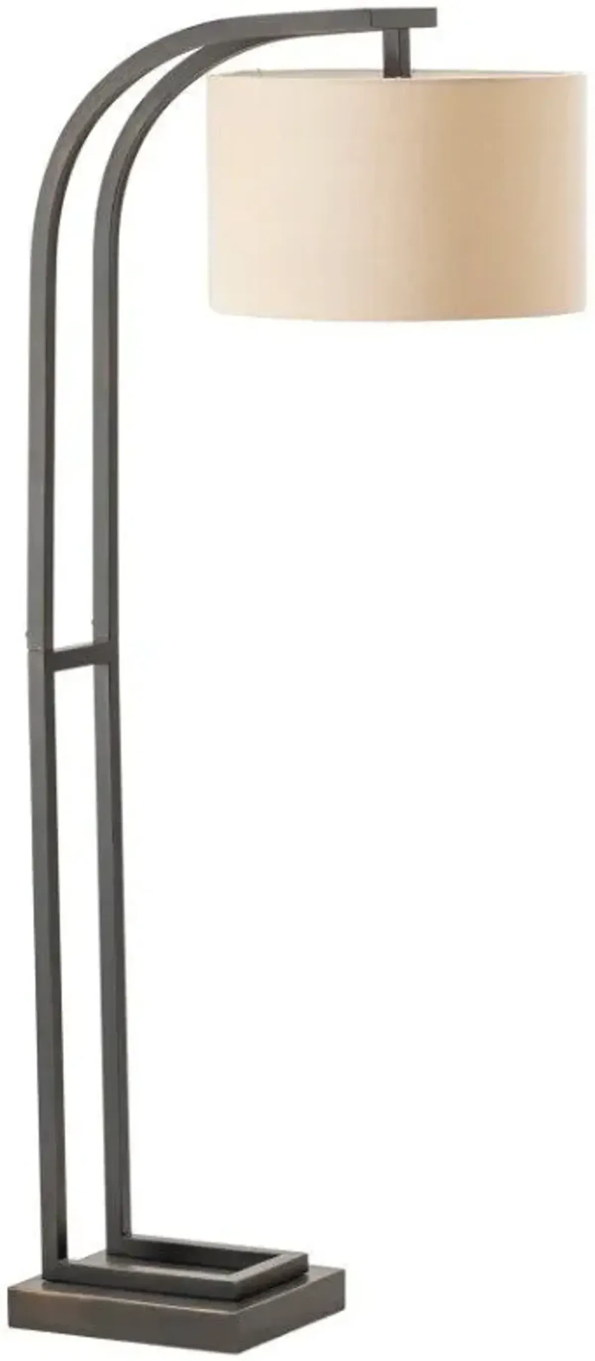 Crestview Circa Beige/Bronze Floor Lamp