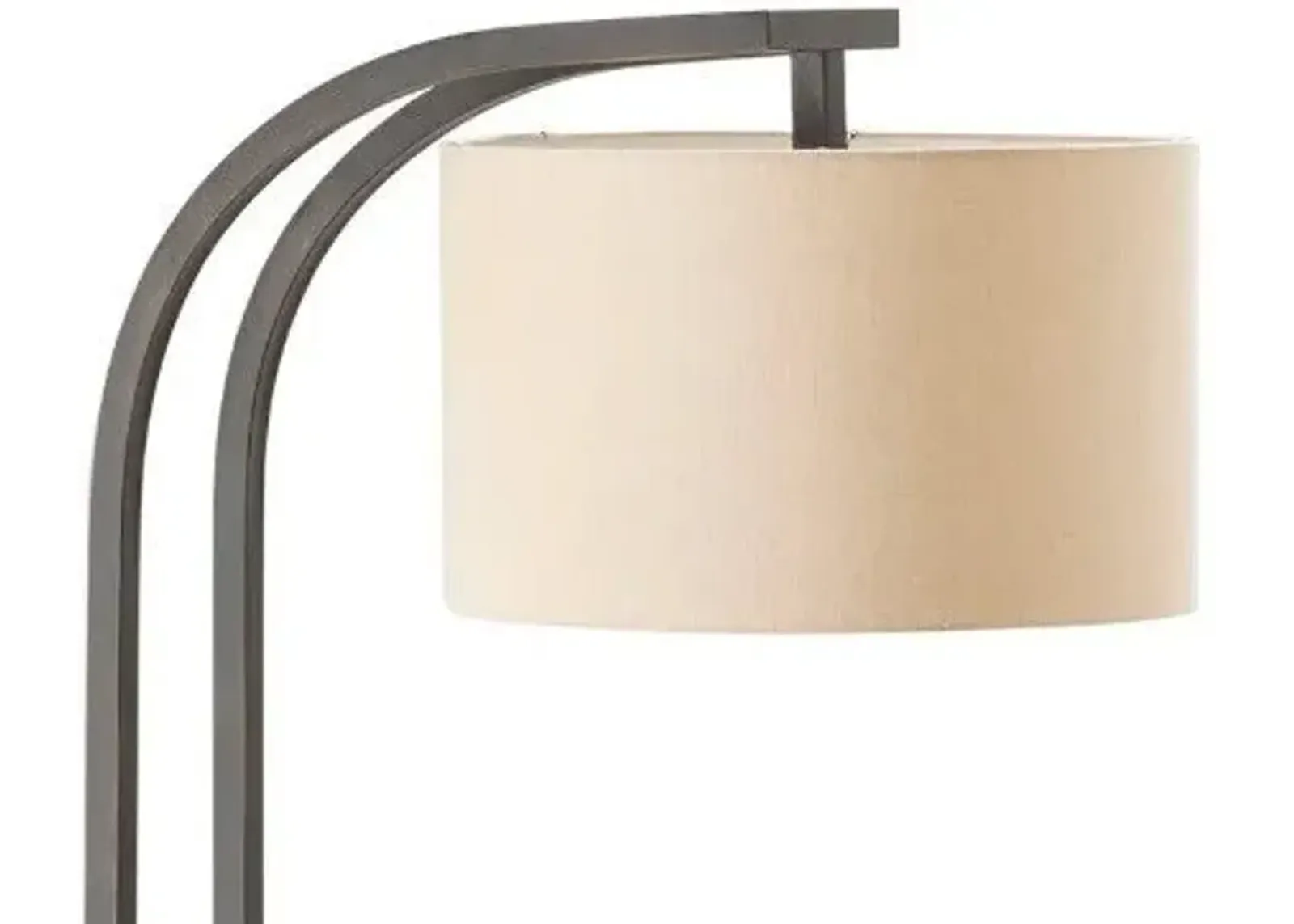 Crestview Circa Beige/Bronze Floor Lamp