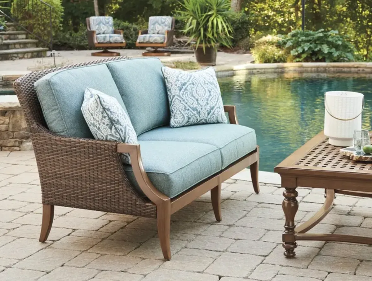 Tommy Bahama Outdoor by Lexington Harbor Isle Loveseat