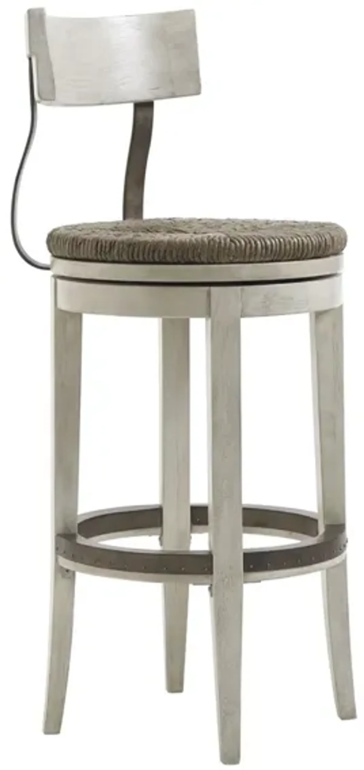 Oyster Bay by Lexington Merrick Swivel Barstool