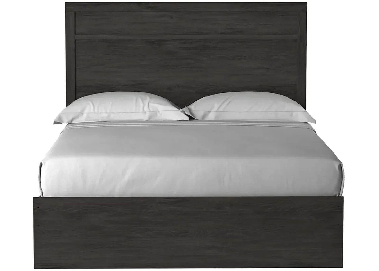 Belachime Black Queen Panel Bed