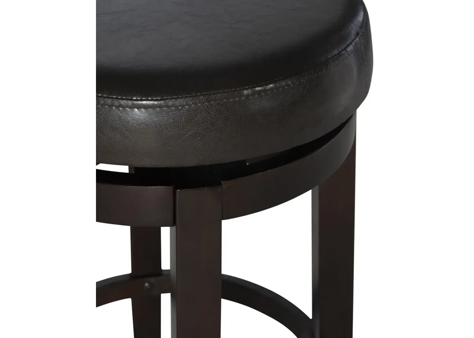 Linon 24 Inch Maya Brown Counter Stool