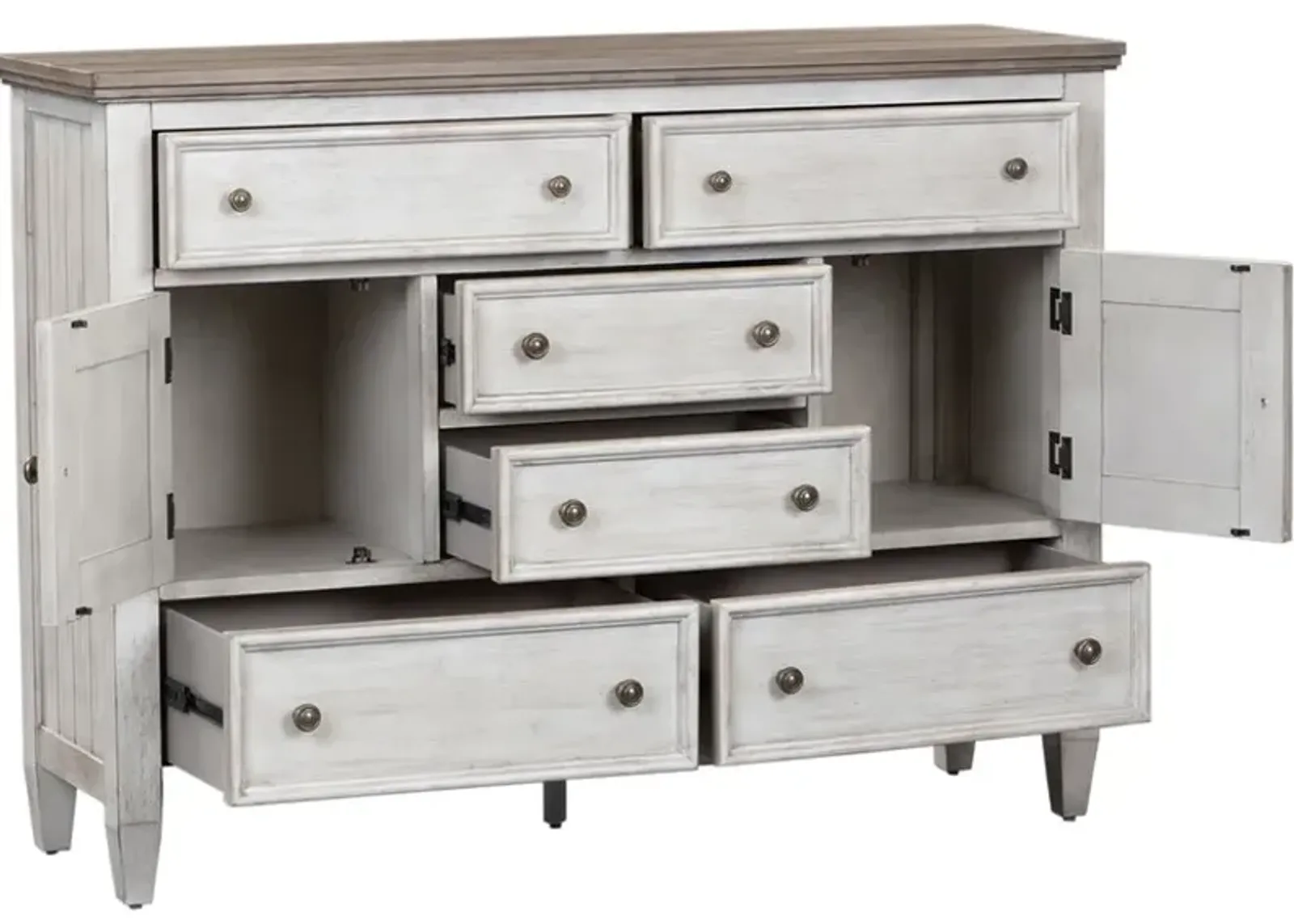 Liberty Furniture 2-Door/6-Drawer Chesser Heartland