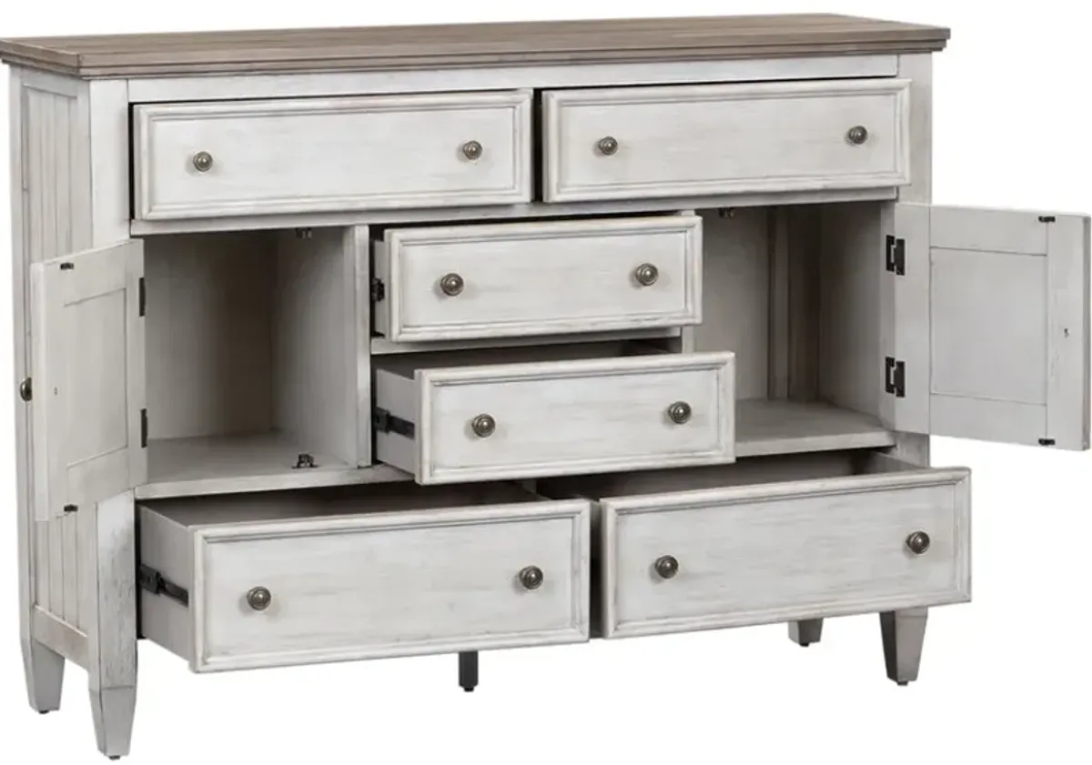 Liberty Furniture 2-Door/6-Drawer Chesser Heartland