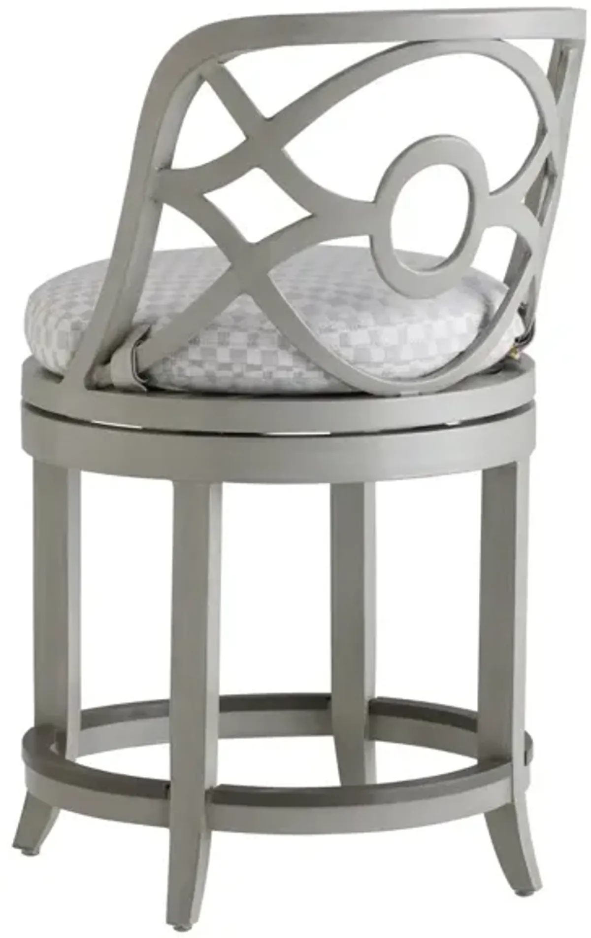 SWIVEL COUNTER STOOL SILVER SANDS