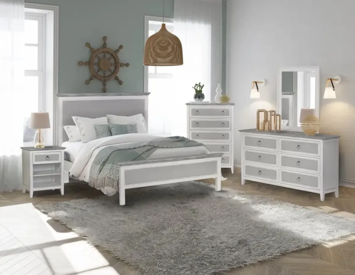 Seawinds Captiva Island Queen Bed Grey Wash