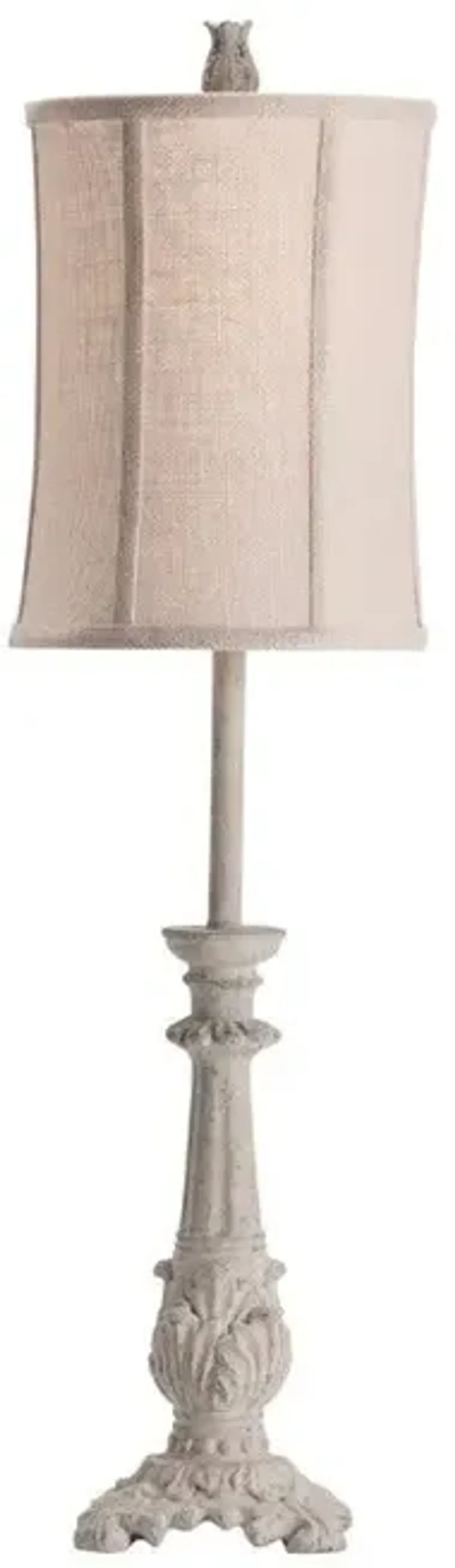 Crestview Bayley Sand Stone Buffet Lamp