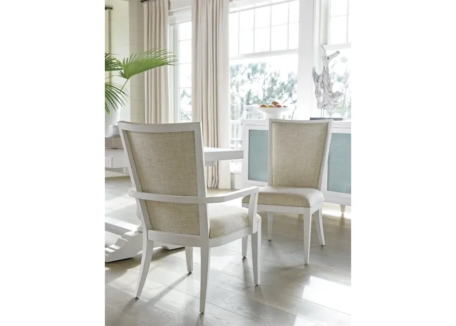 UPHOLSTERED WOOD FRAME SIDE CHAIRS - OCEAN BREEZE