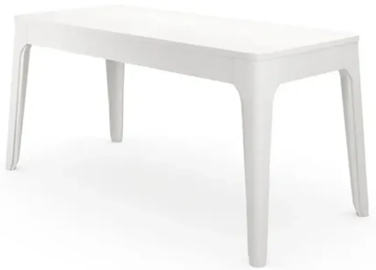 Casa Inspirata Madras Writing Table Lino Bianco White