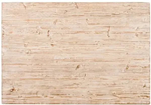 AGED WHITE CHANEL COFFEE TABLE