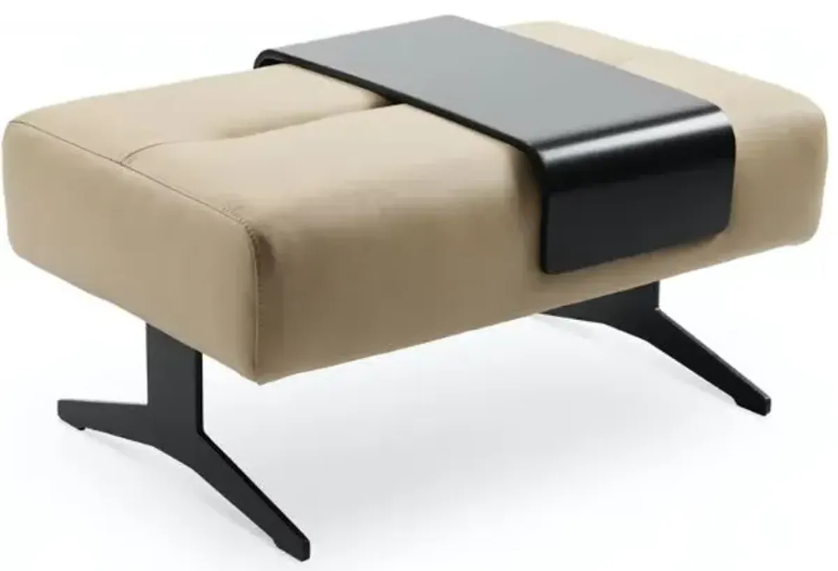 Stressless Stella Ottoman Table in Black