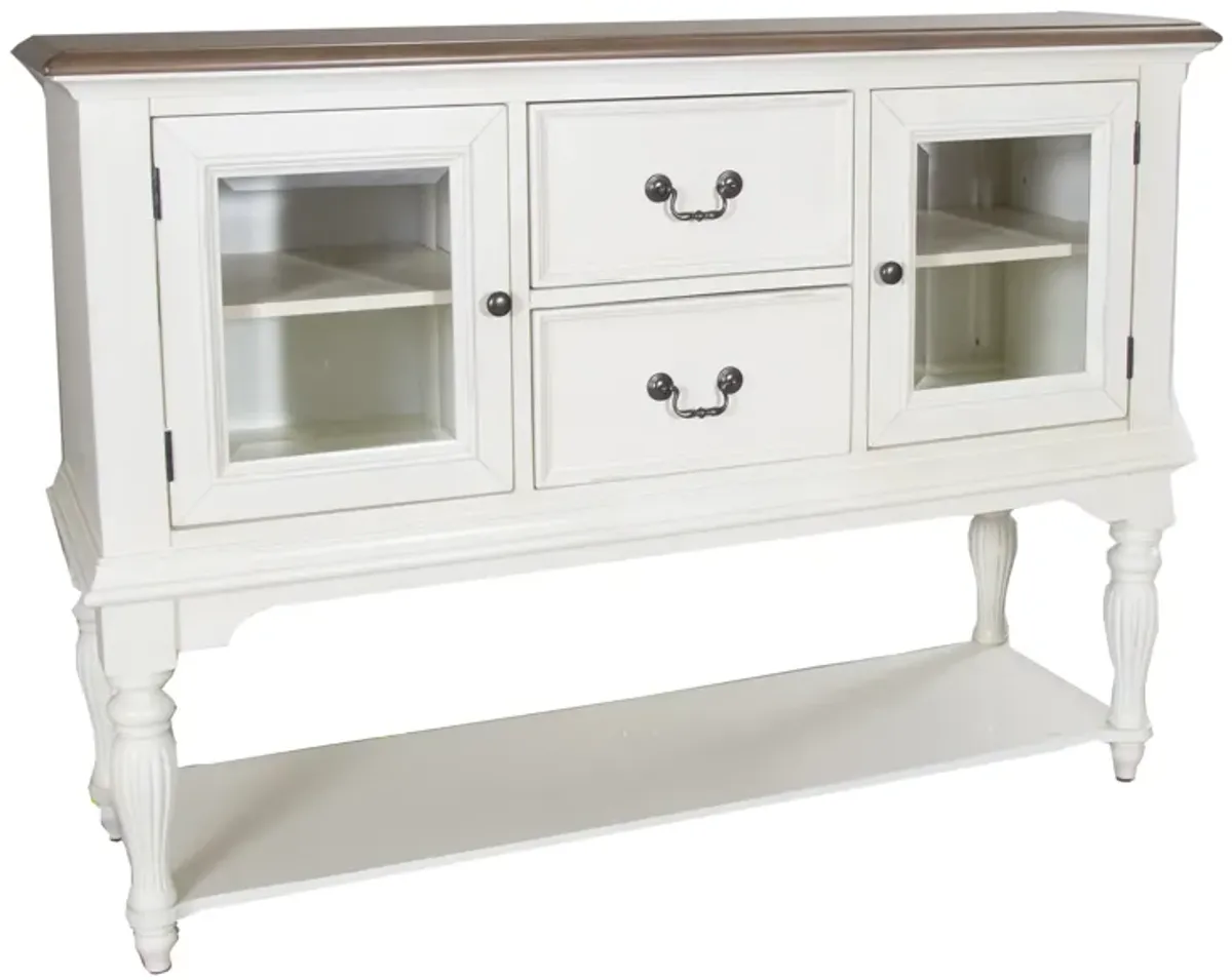 Liberty Furniture Cumberland Creek White Server