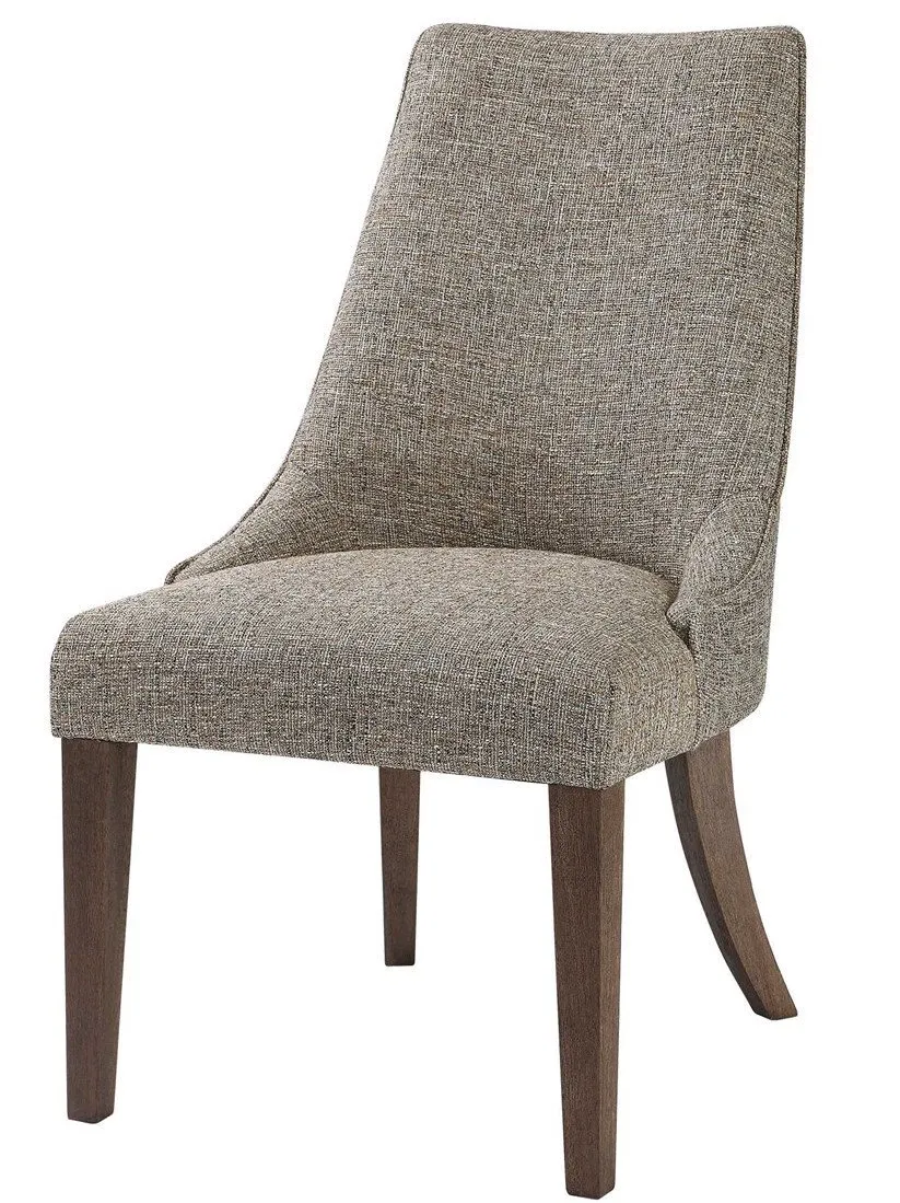 DAXTON GRAY ARMLESS DINING CHAIR