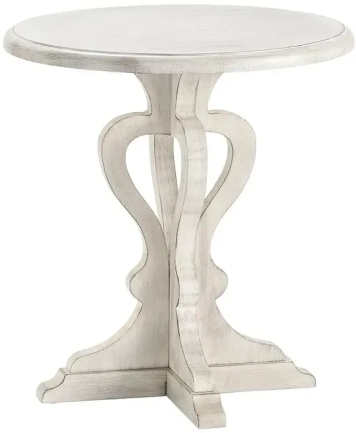 Crestview Annapolis Off-White Accent Table