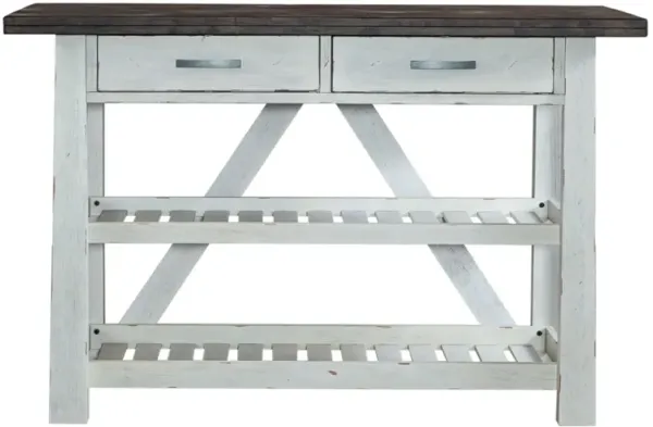 Liberty Furniture Farmhouse Two-Tone White Server