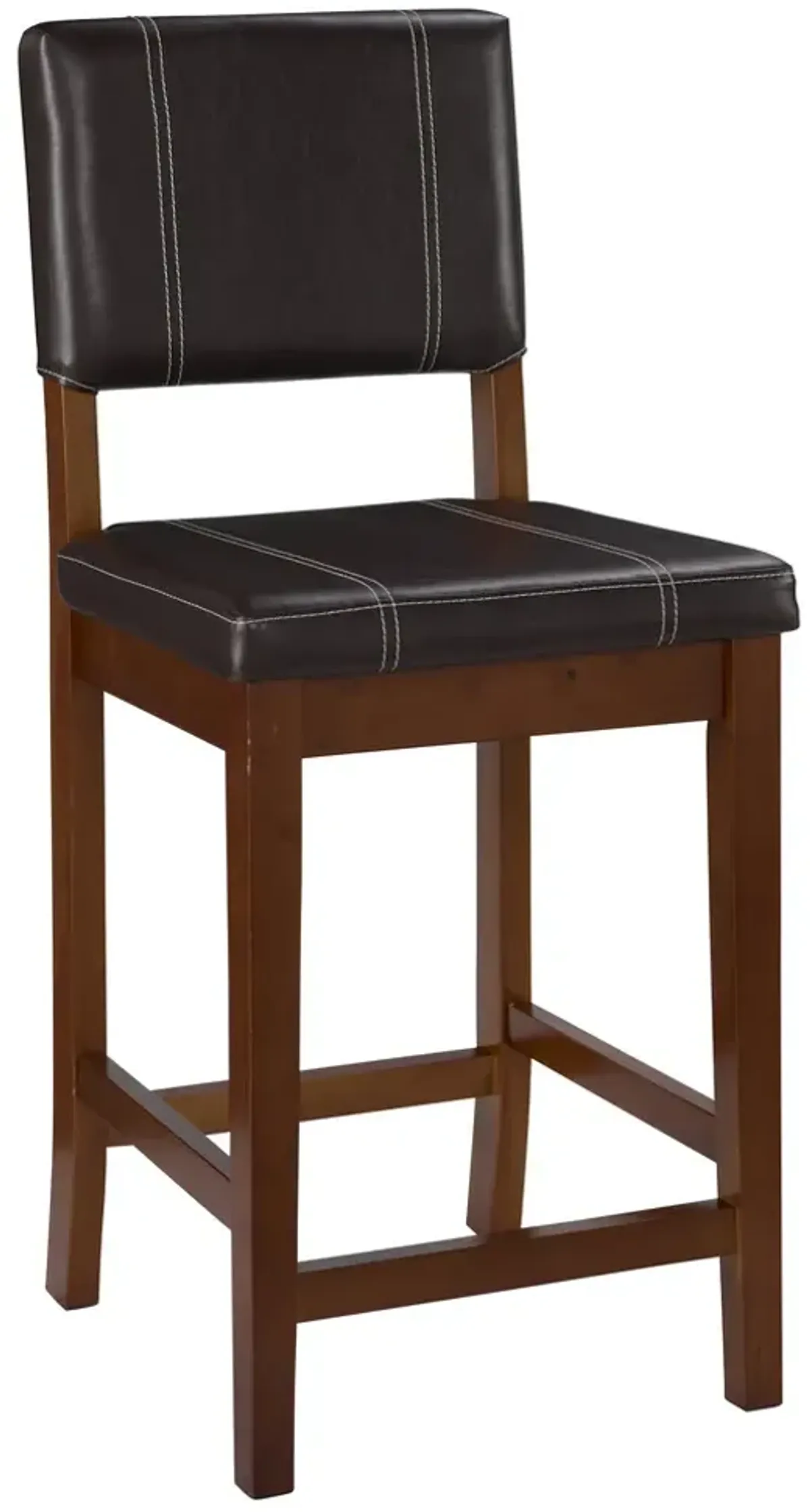 Linon 24 Inch Milano Counter Stool Brown