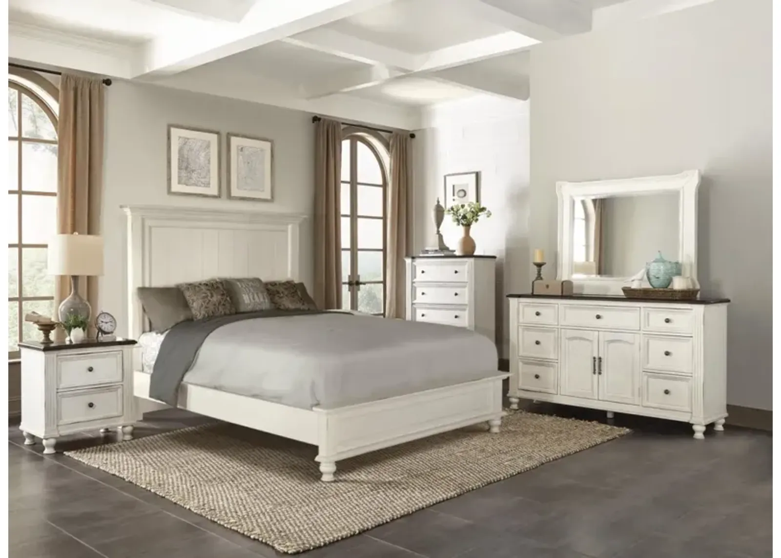 Sunny Designs Carriage House European Cottage Queen Bed