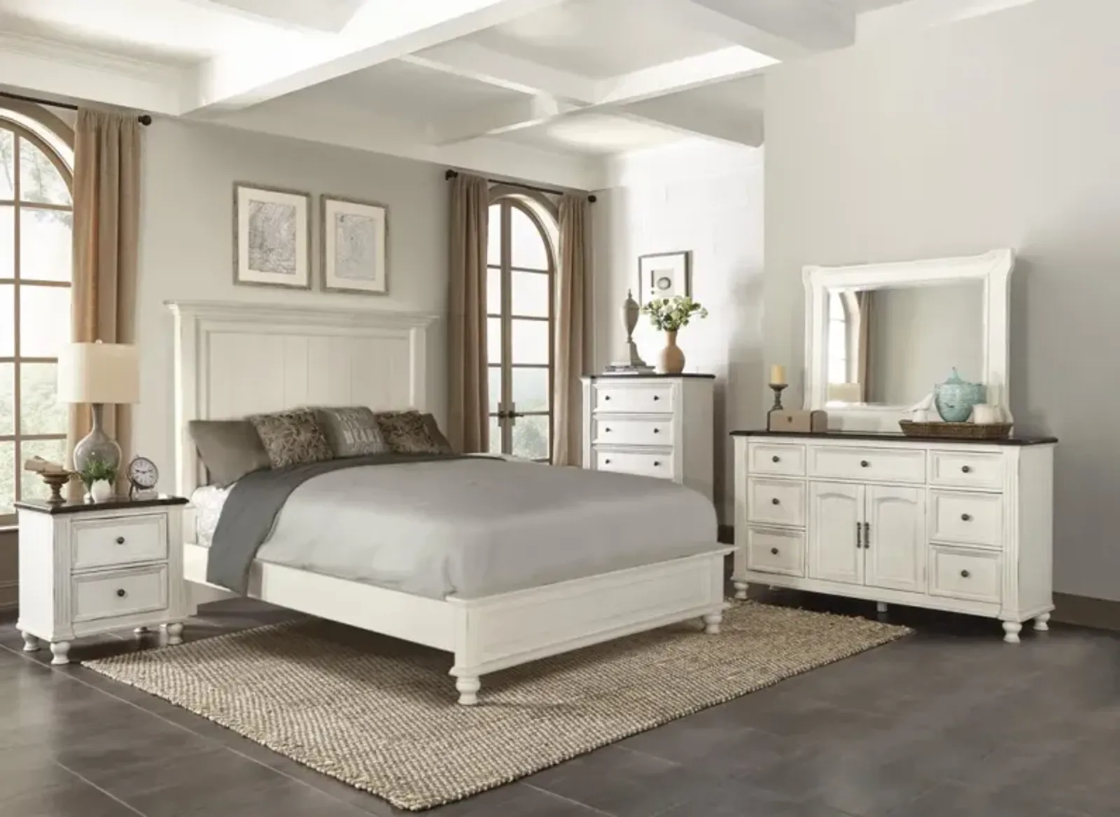 Sunny Designs Carriage House European Cottage Queen Bed