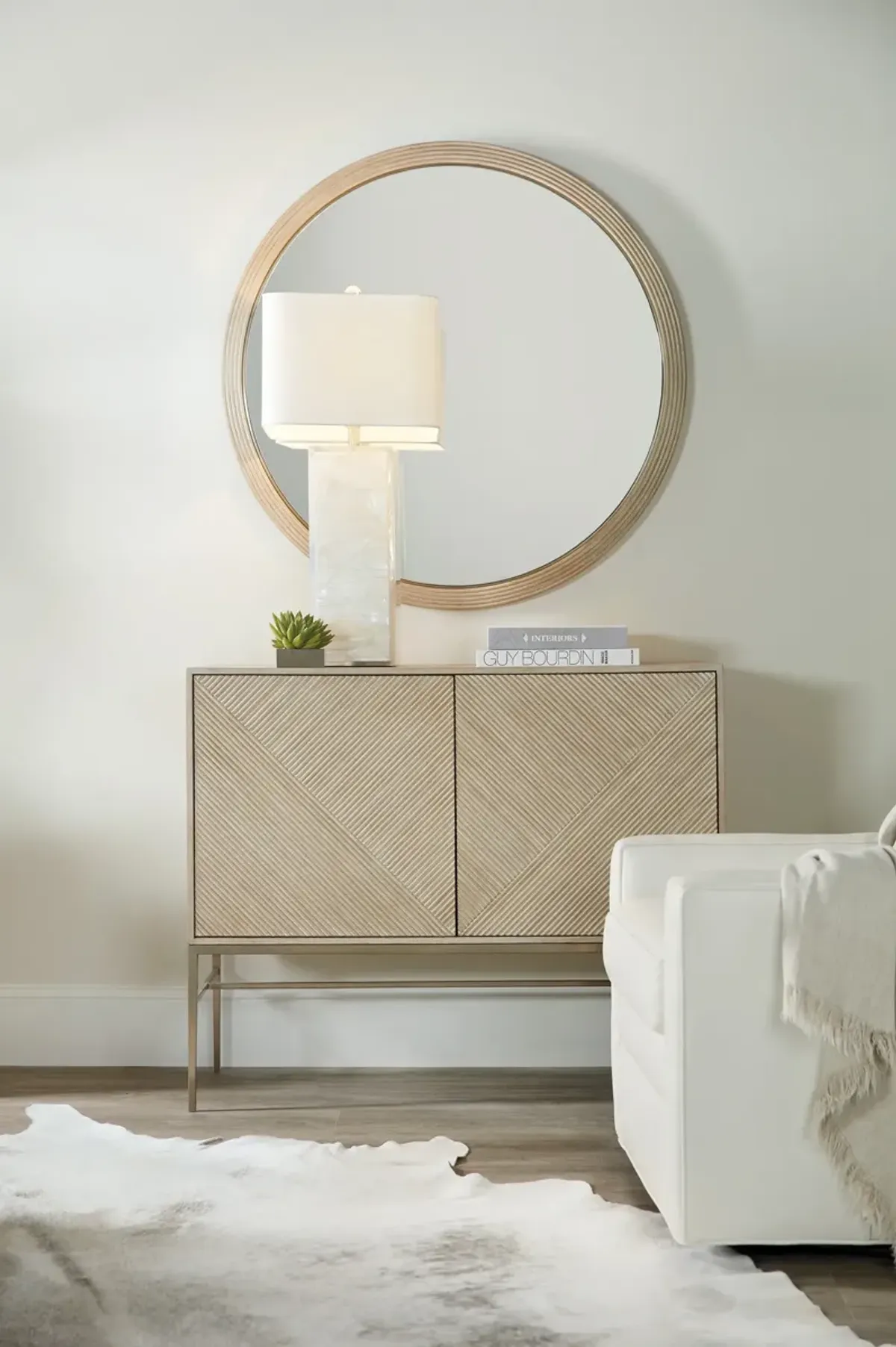 Hooker Furniture Cascade Round Mirror