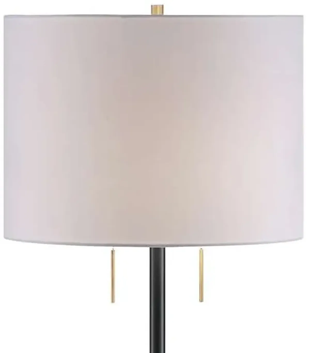 Crestview Veda Gunmetal Floor Lamp