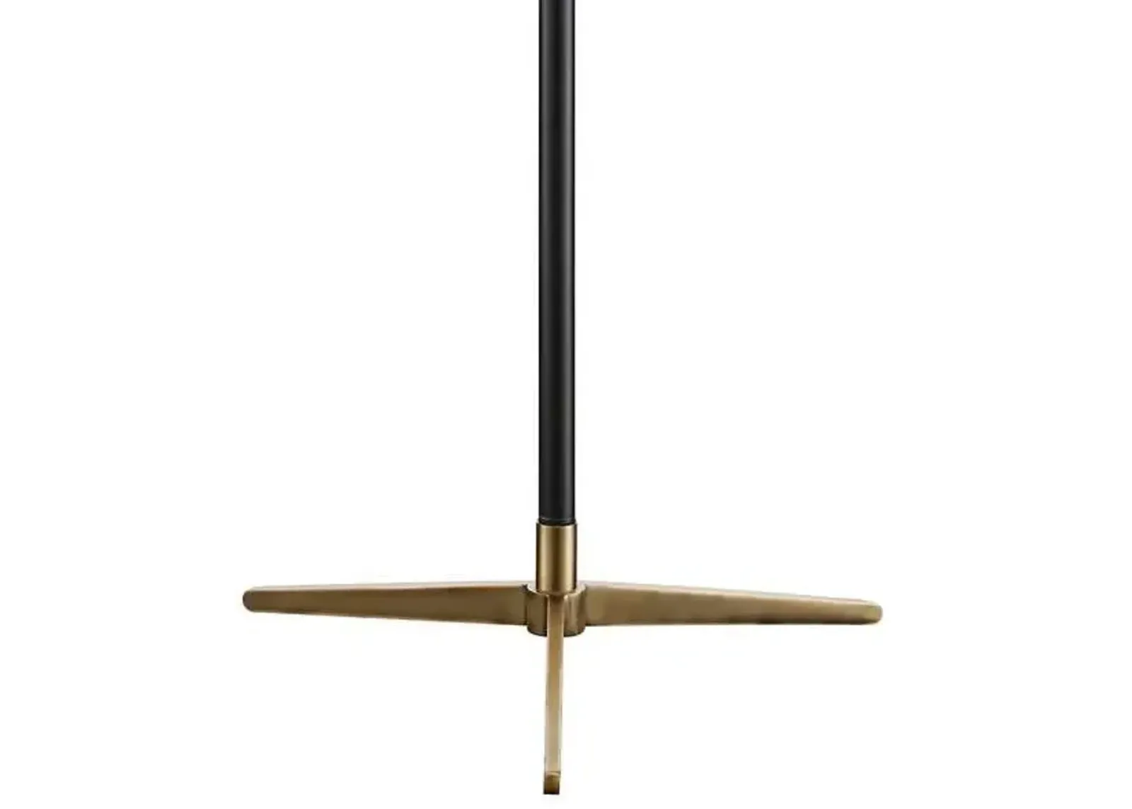 Crestview Veda Gunmetal Floor Lamp