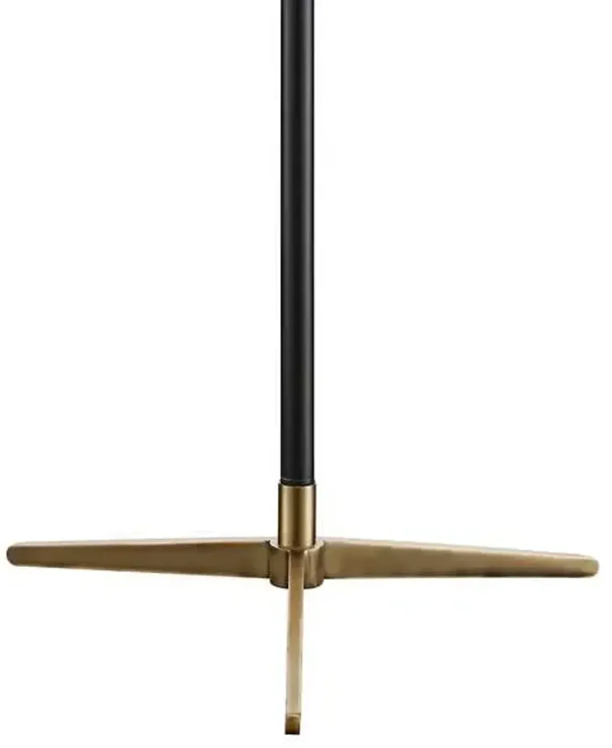 Crestview Veda Gunmetal Floor Lamp