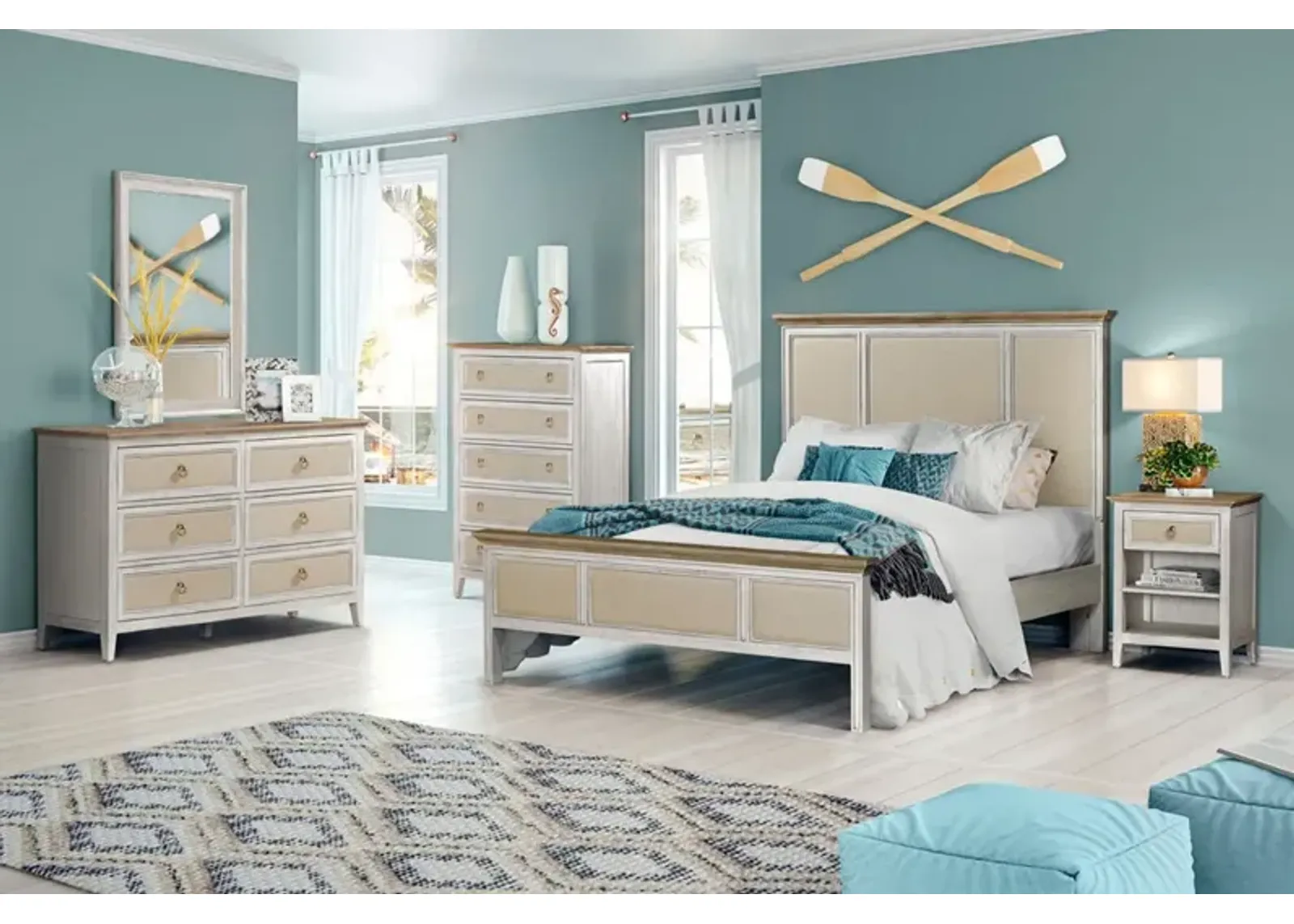 Seawinds Captiva Island Queen Bed Beach Sand Finish