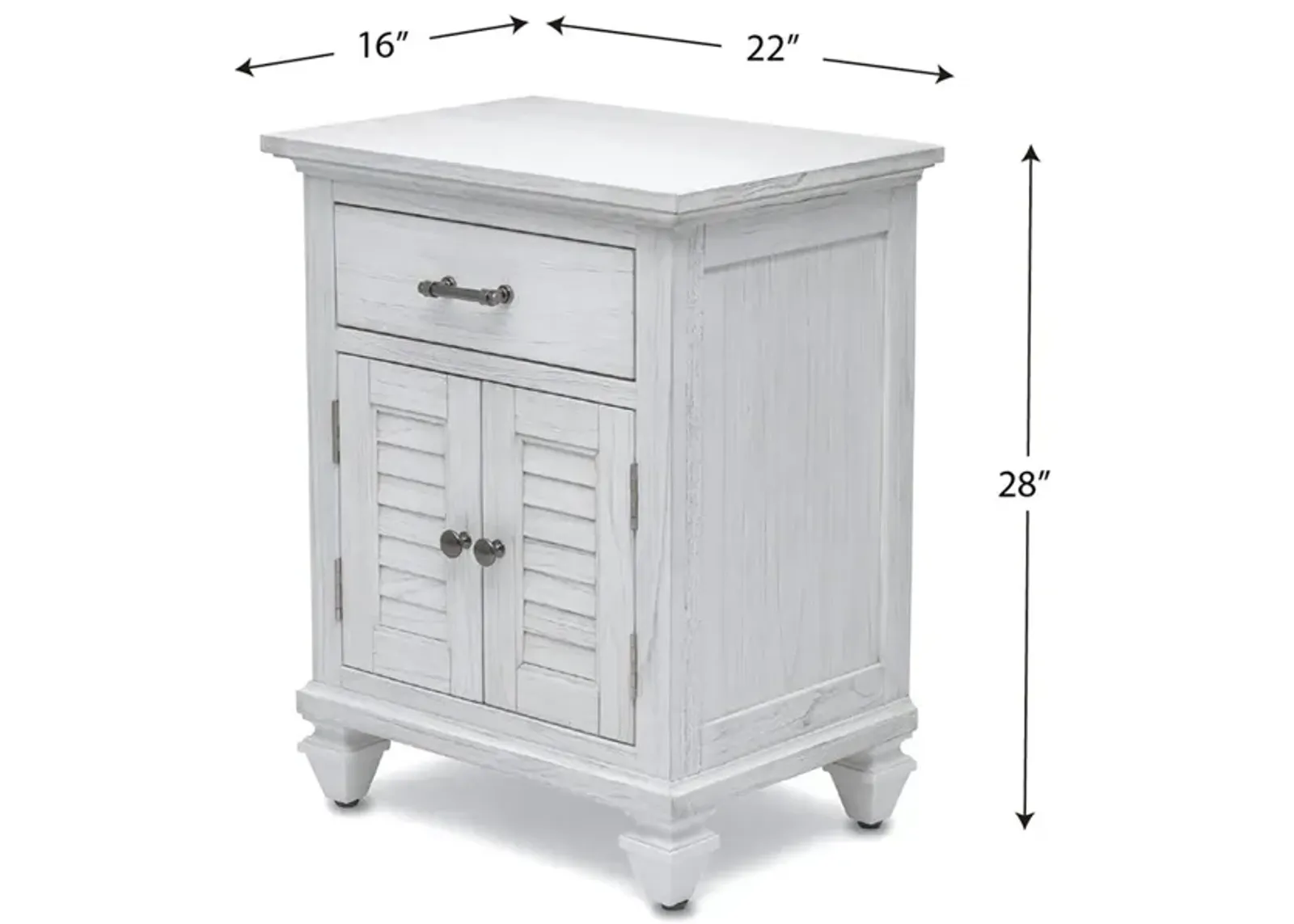 SURFSIDE 1-DRAWER / 2-DOOR NIGHTSTAND