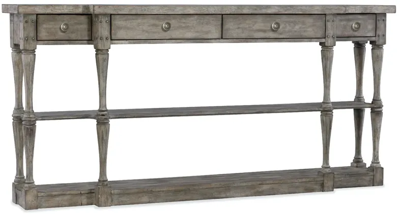 SANCTUARY FOUR DRAWER CONSOLE TABLE