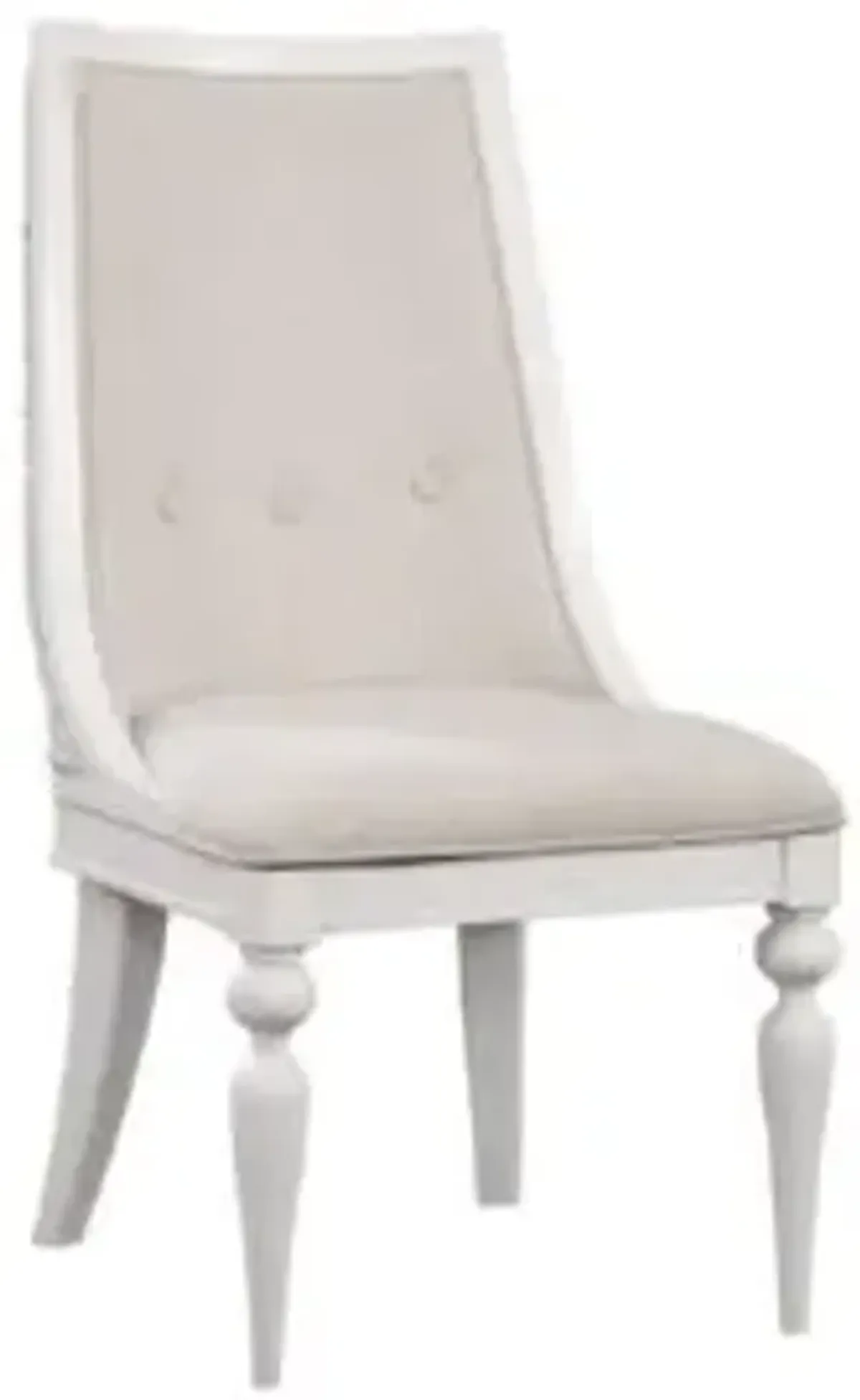 American Woodcrafters Rodanthe Woven Host Chair in Dove White