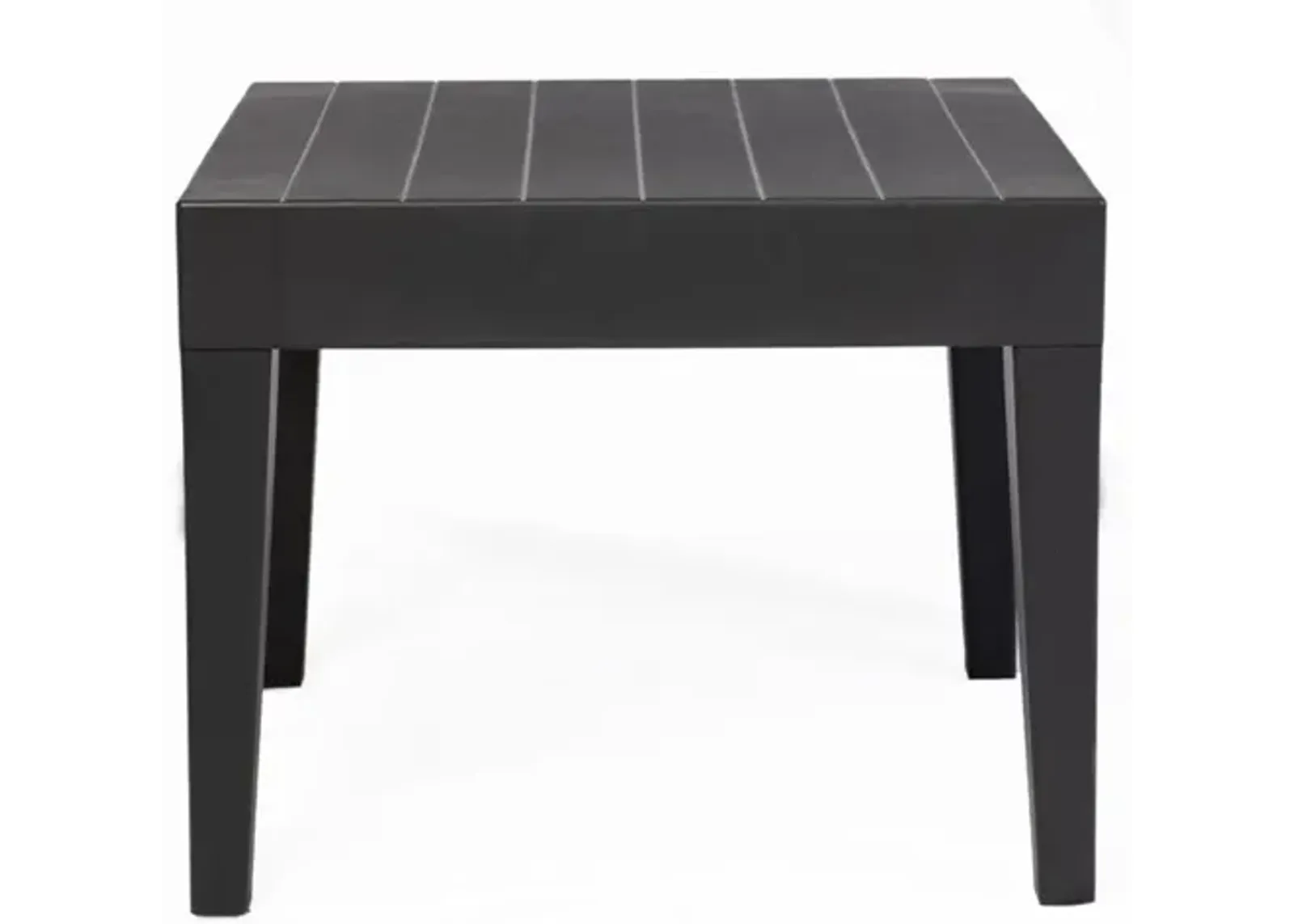 Rainbow Outdoor Alaska End Table in Anthracite Wood