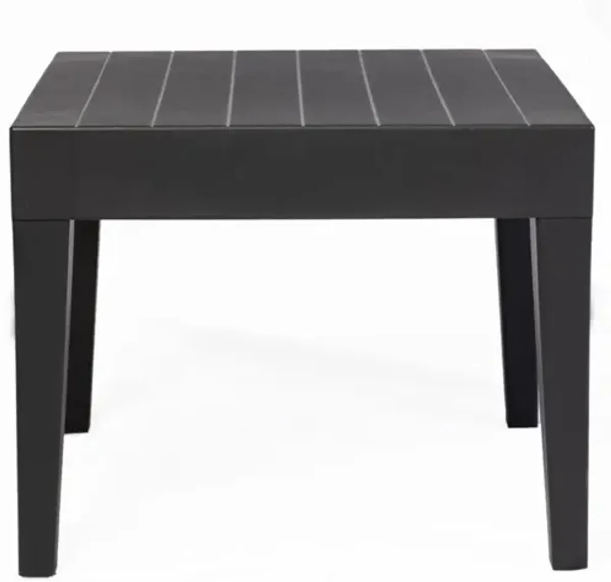 Rainbow Outdoor Alaska End Table in Anthracite Wood