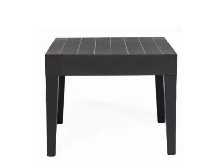 OUTDOOR ALASKA END TABLE IN ANTHRACITE WOOD