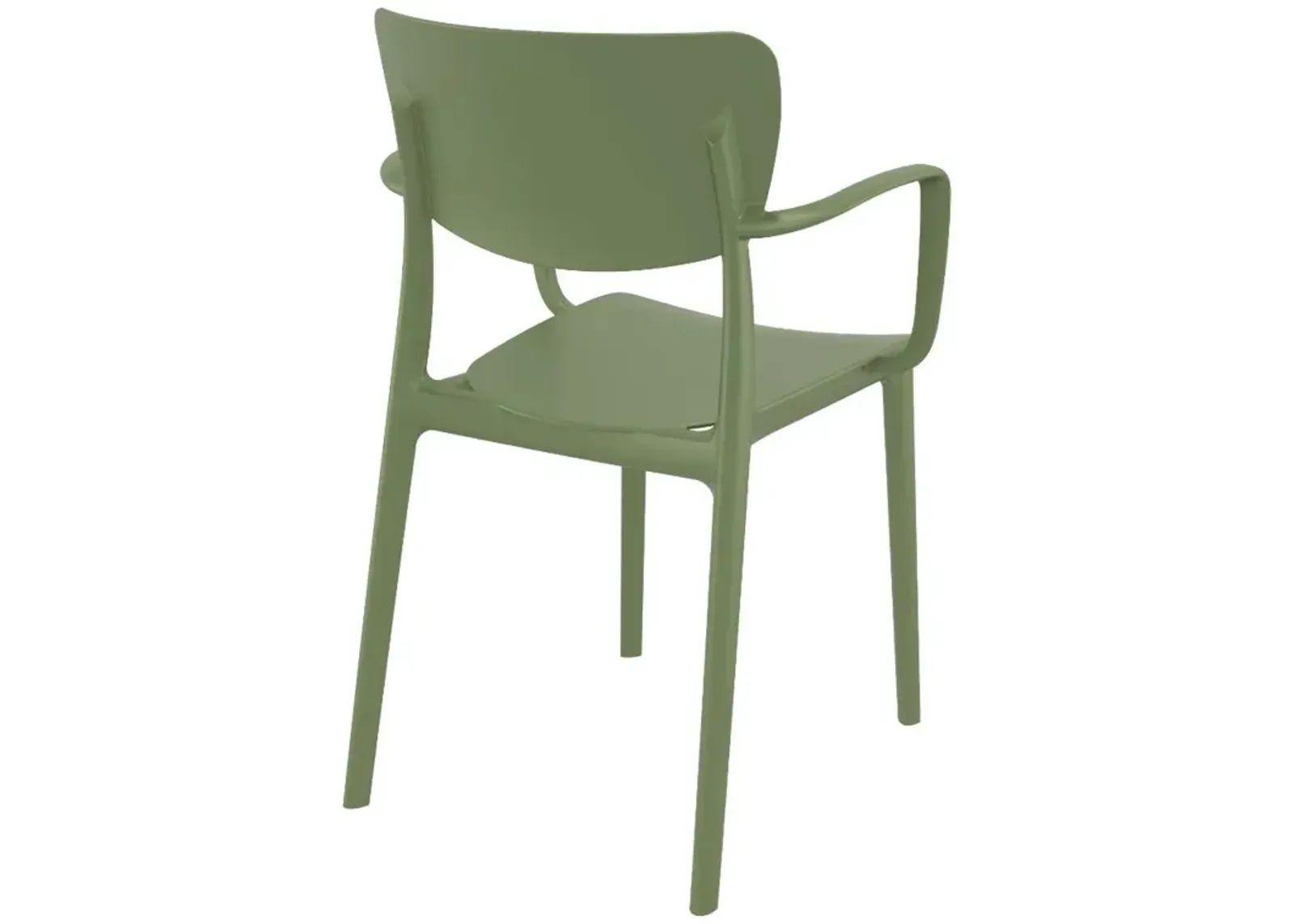 Compamia Lisa Outdoor Dining Arm Chair Olive Green