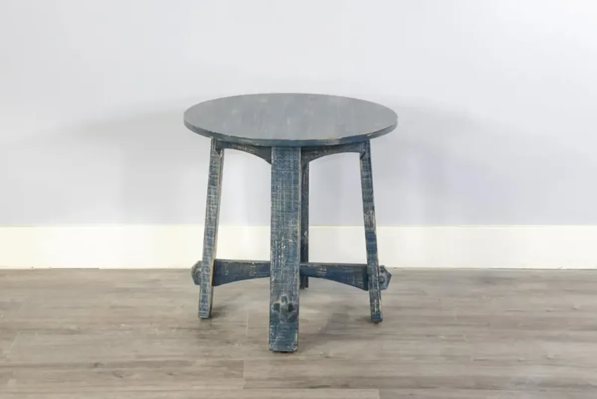 Sunny Designs Marina Ocean Blue End Table