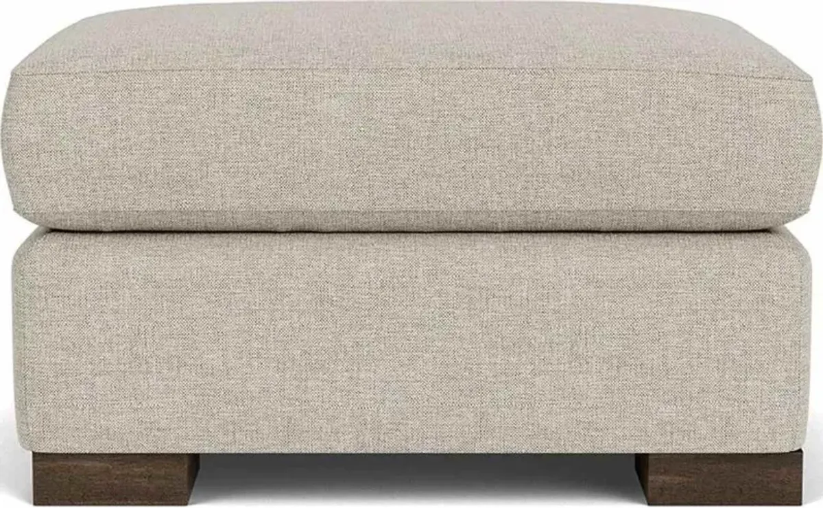 Flexsteel Bryant Silver Driftwood Ottoman