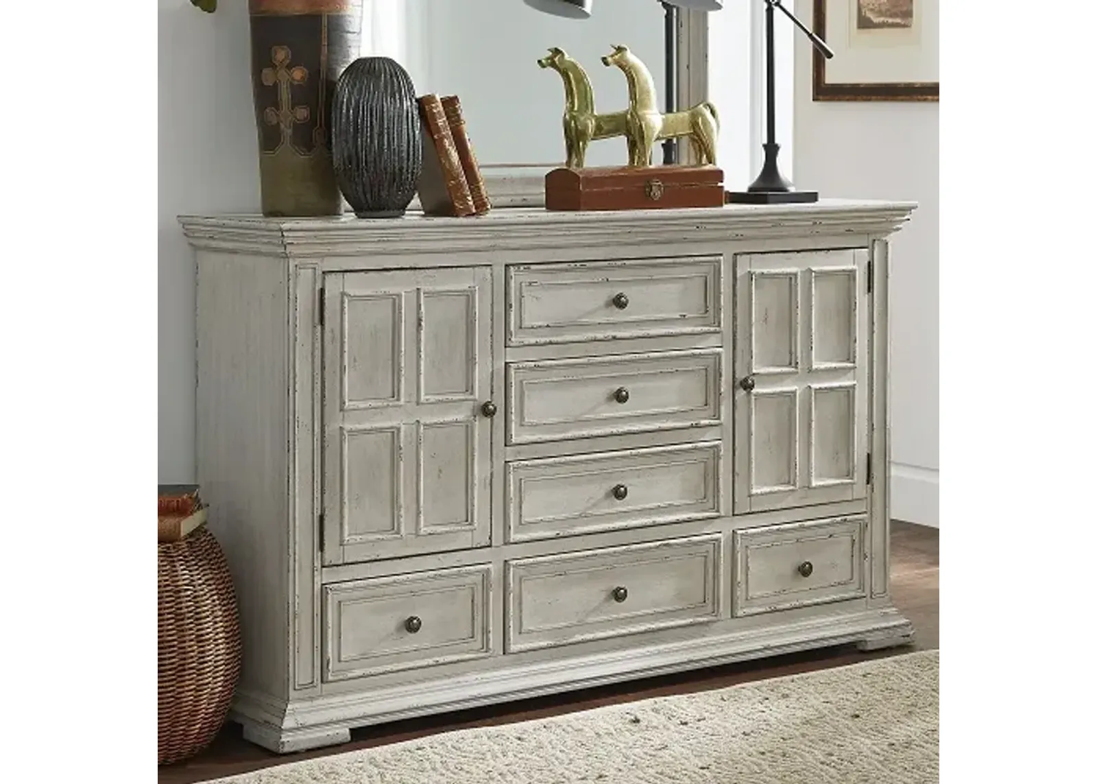 Liberty Furniture Big Valley Whitestone Dresser