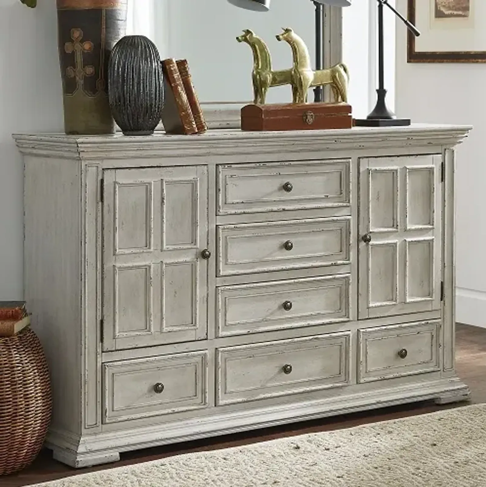 Liberty Furniture Big Valley Whitestone Dresser