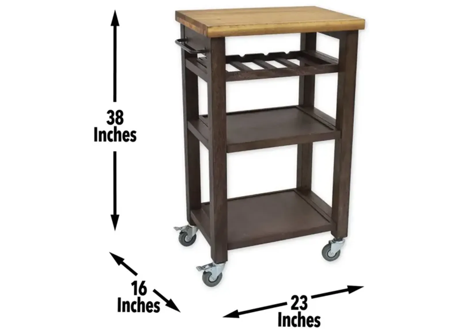 Steve Silver Belden Kitchen Cart Grey