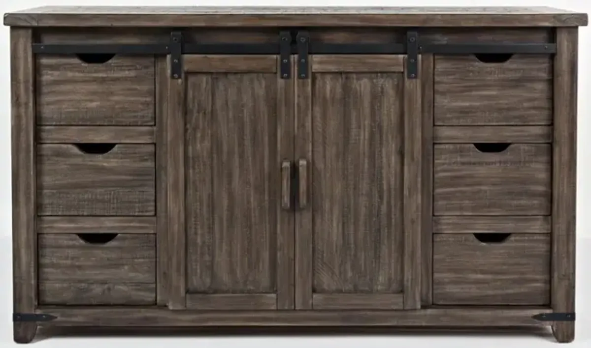 Jofran Madison County 60 Inch Barn Door Server Barnwood