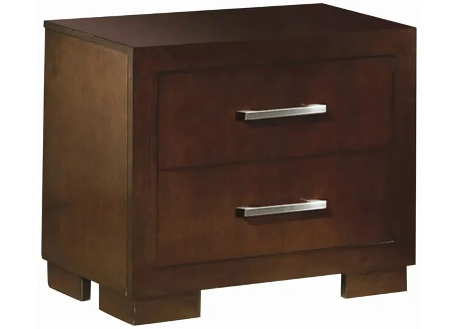 JESSICA TWO-DRAWER NIGHTSTAND CAPPUCCINO