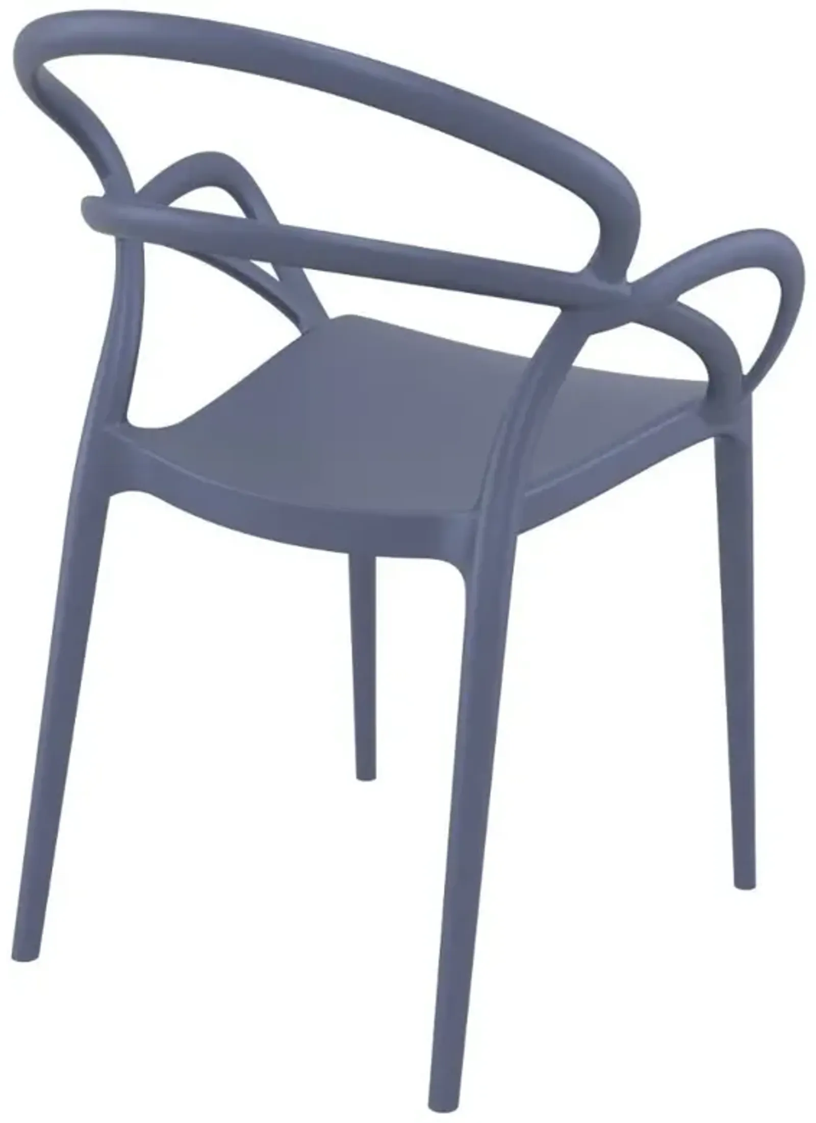 Compamia Mila Dining Arm Chair Dark Gray