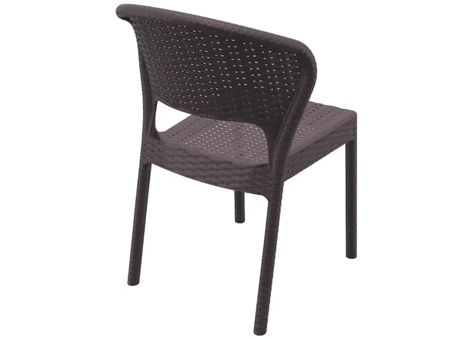 Compamia Daytona Resin Wickerlook Dining Chair Brown