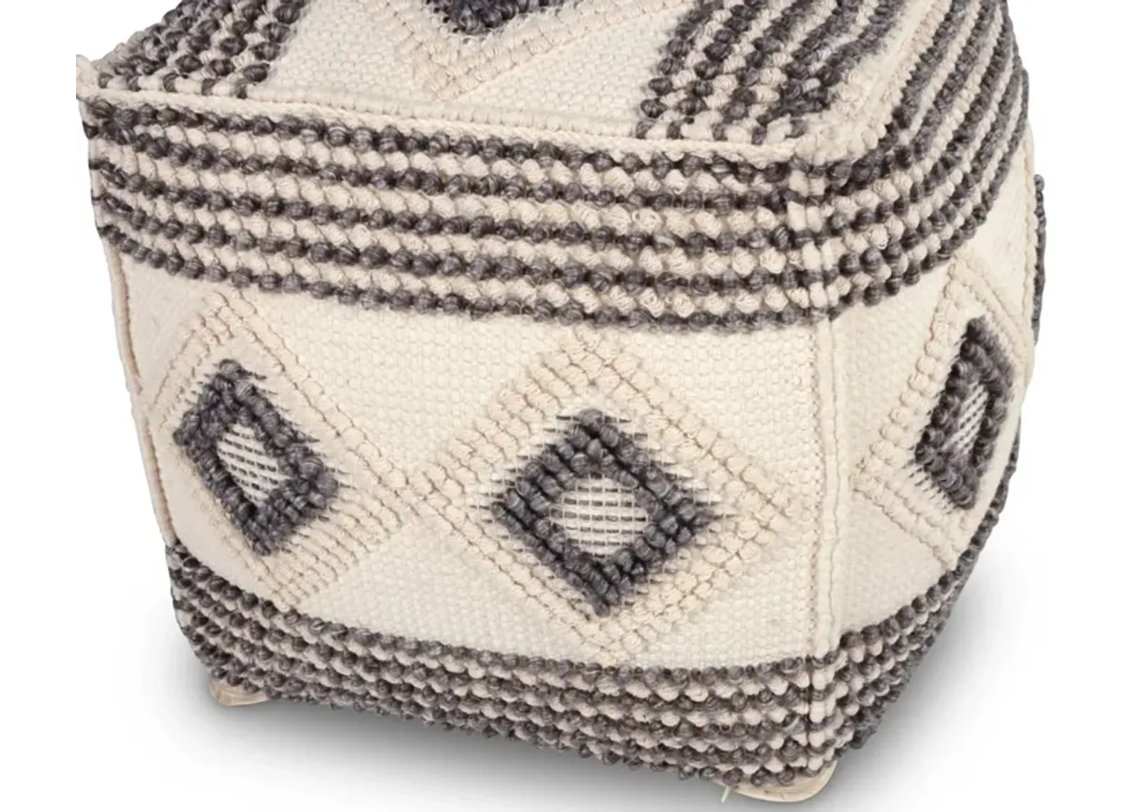 Steve Silver Dalia Handwoven Pouf