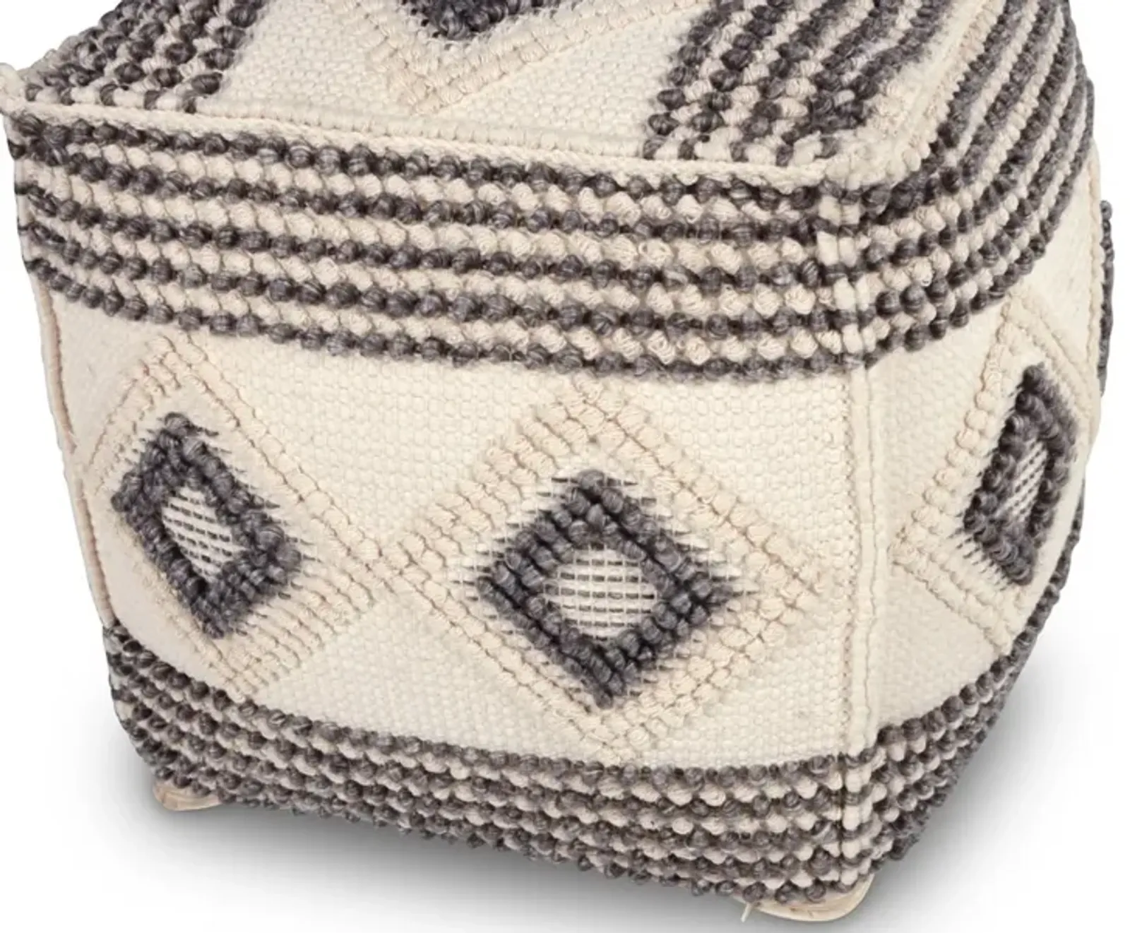 Steve Silver Dalia Handwoven Pouf