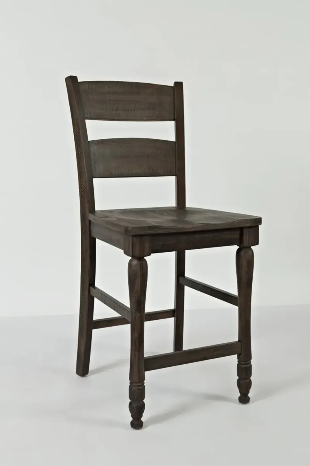 Jofran Madison County Ladderback Stool Barnwood