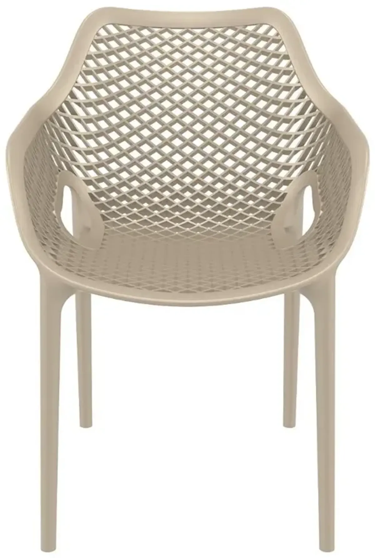 Compamia Air XL Outdoor Dining Arm Chair Taupe