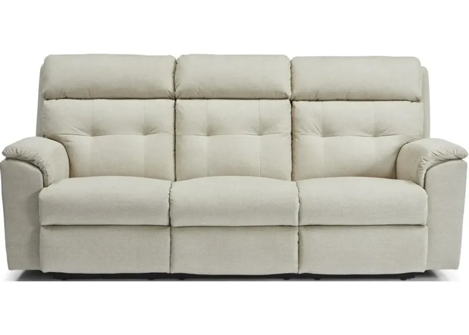 Flexsteel Mason Cashmere Power Reclining Sofa with Power Headrests