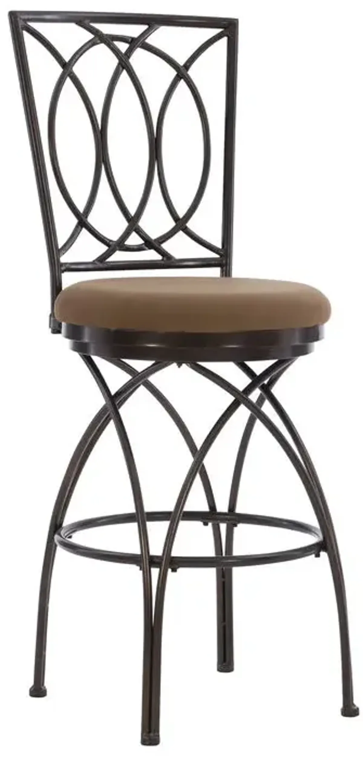 Powell Big & Tall Metal Crossed Legs Bar Stool