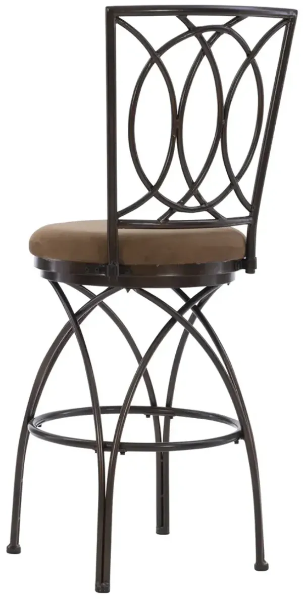 Powell Big & Tall Metal Crossed Legs Bar Stool